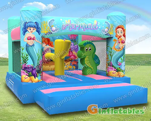 GB-140 Mermaid bounce house