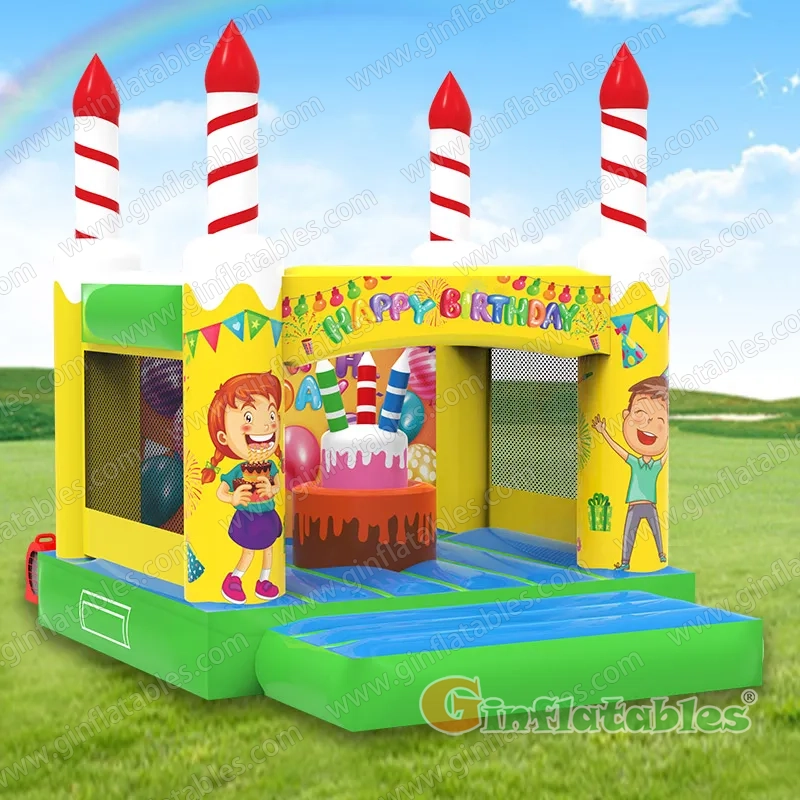 GB-146 Birthday cake bounce house 