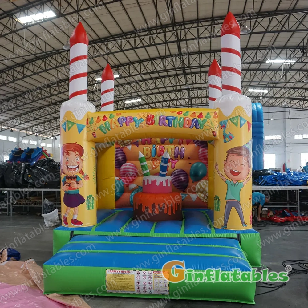 GB-146 Birthday cake bounce house 