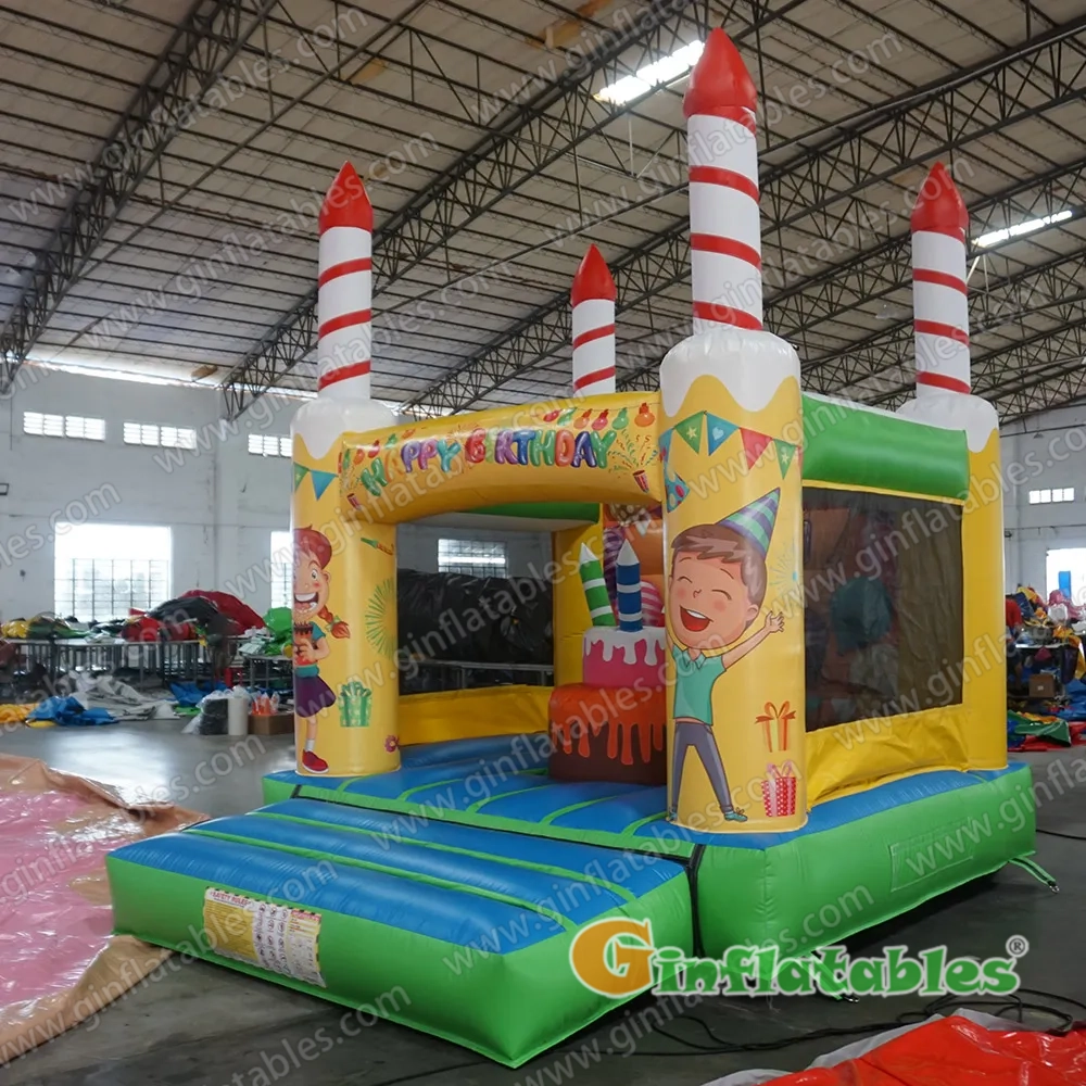 GB-146 Birthday cake bounce house 