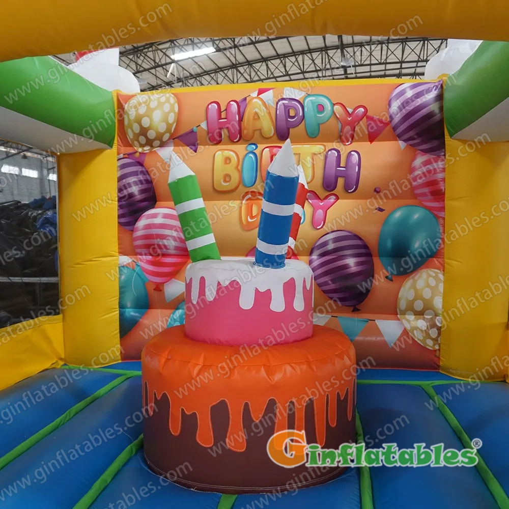 GB-146 Birthday cake bounce house 