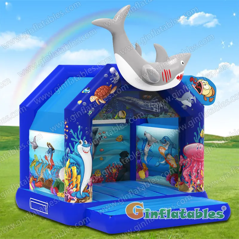 GB-193 Shark inflatable bouncers