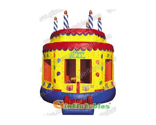 GB-004 15' Diameter Birthday cake bouncer house