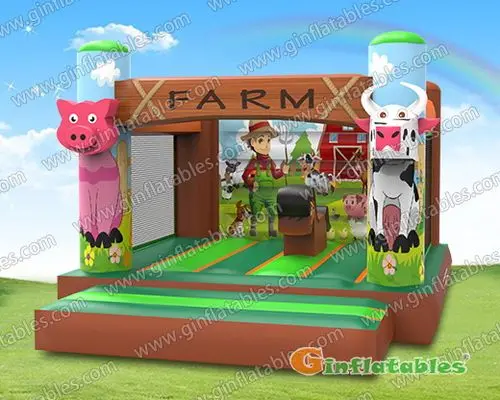 GB-408 Farm bounce house