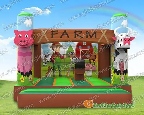GB-408 Farm bounce house