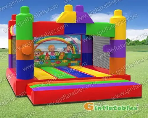 GB-437 Building blocks for kids/adults bounce house