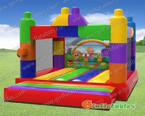 GB-437 Building blocks for kids/adults bounce house