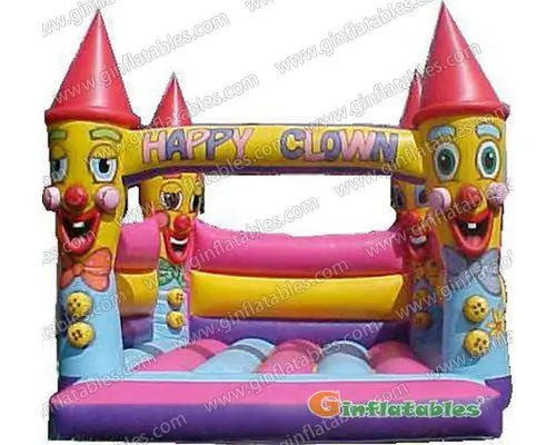 GC-121 Happy clown castle inflatable