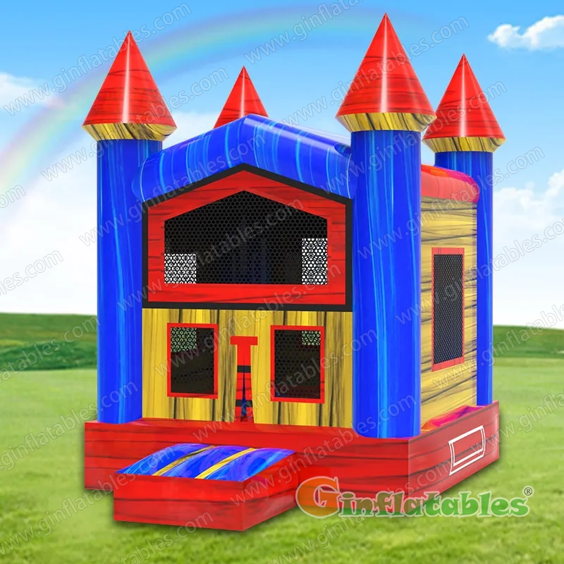 GC-197 Mini Blue and Red Castle Jumper
