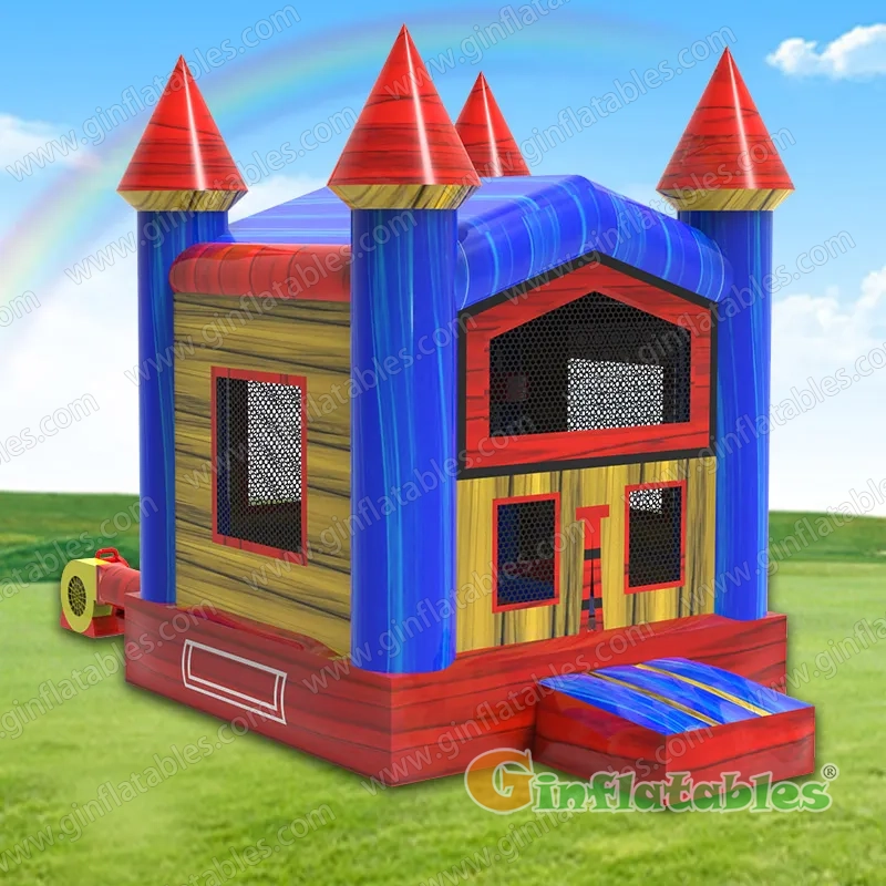 GC-197 Mini Blue and Red Castle Jumper