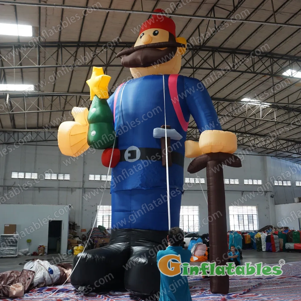 GCAR-073 Inflatable Yukon Cornelius with Tree
