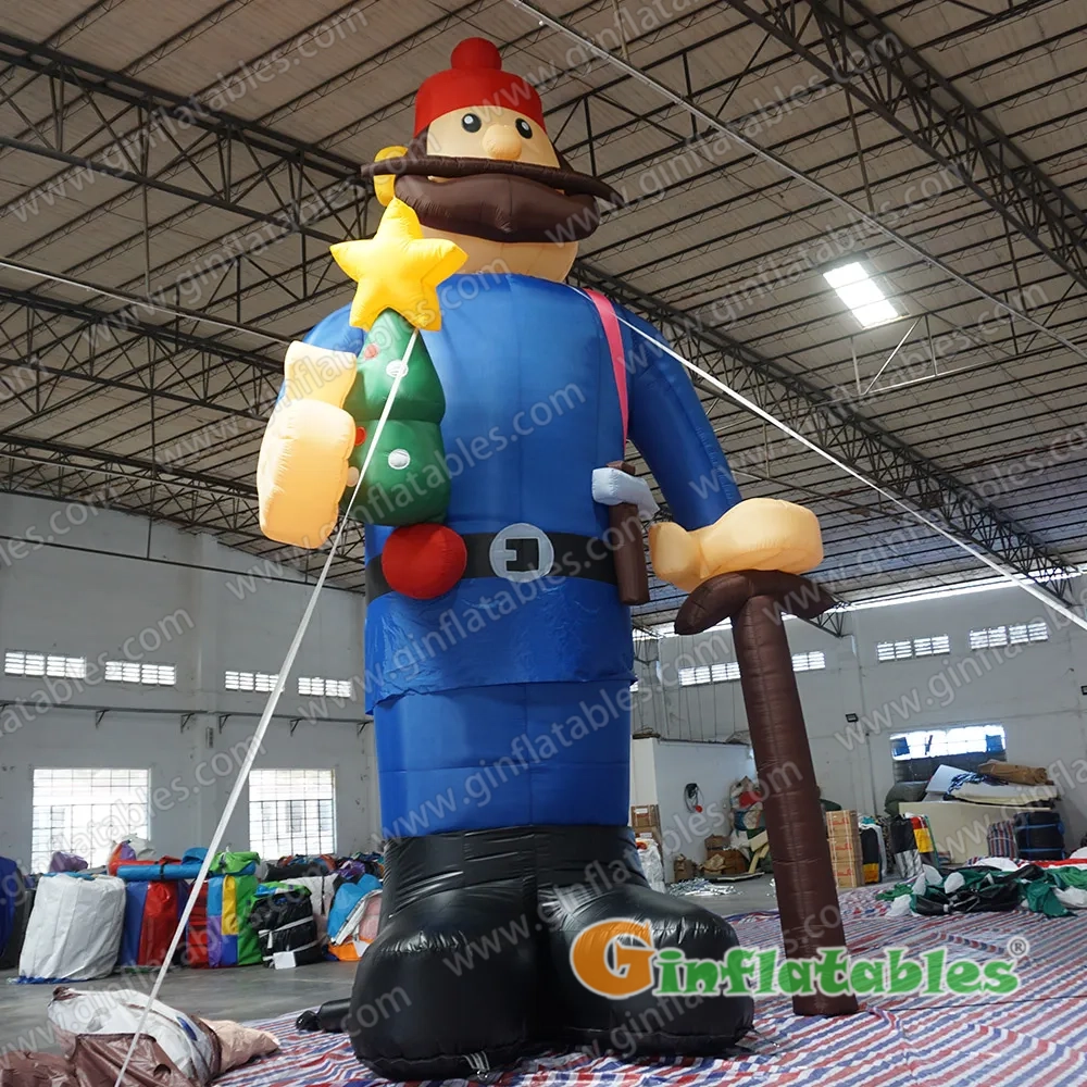 GCAR-073 Inflatable Yukon Cornelius with Tree