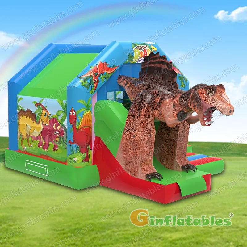 GCO-091 Slide Combo Dino Bouncy Castle