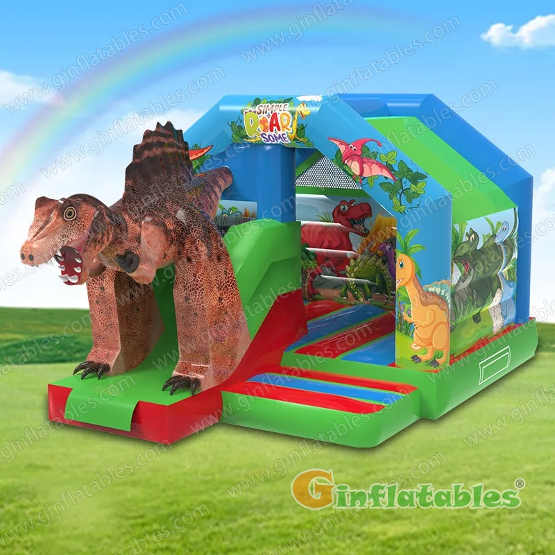 GCO-091 Slide Combo Dino Bouncy Castle