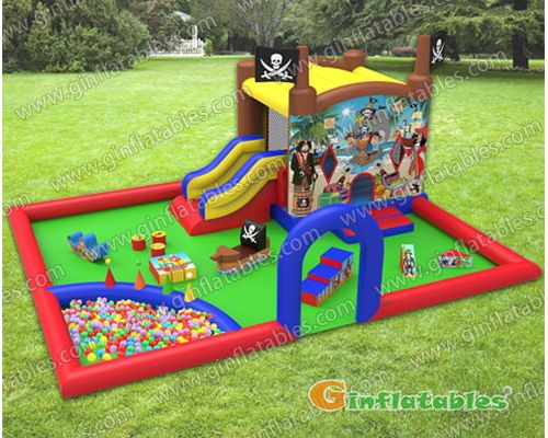 GF-113 Pirate indoor playland with softplay and ball pond