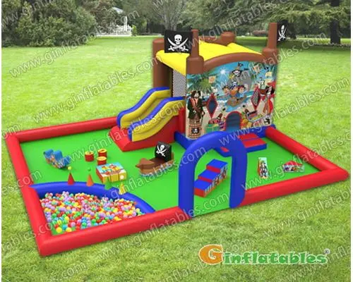 GF-113 Pirate indoor playland with softplay and ball pond