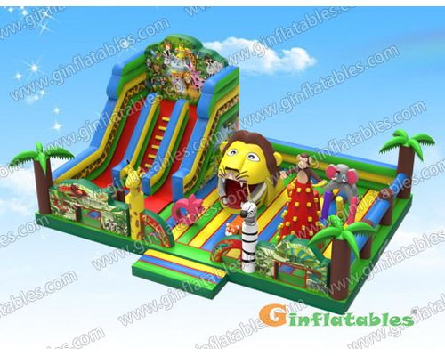 GF-127 Jungle playground with moving lion mouth