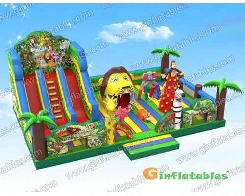 GF-127 Jungle playground with moving lion mouth