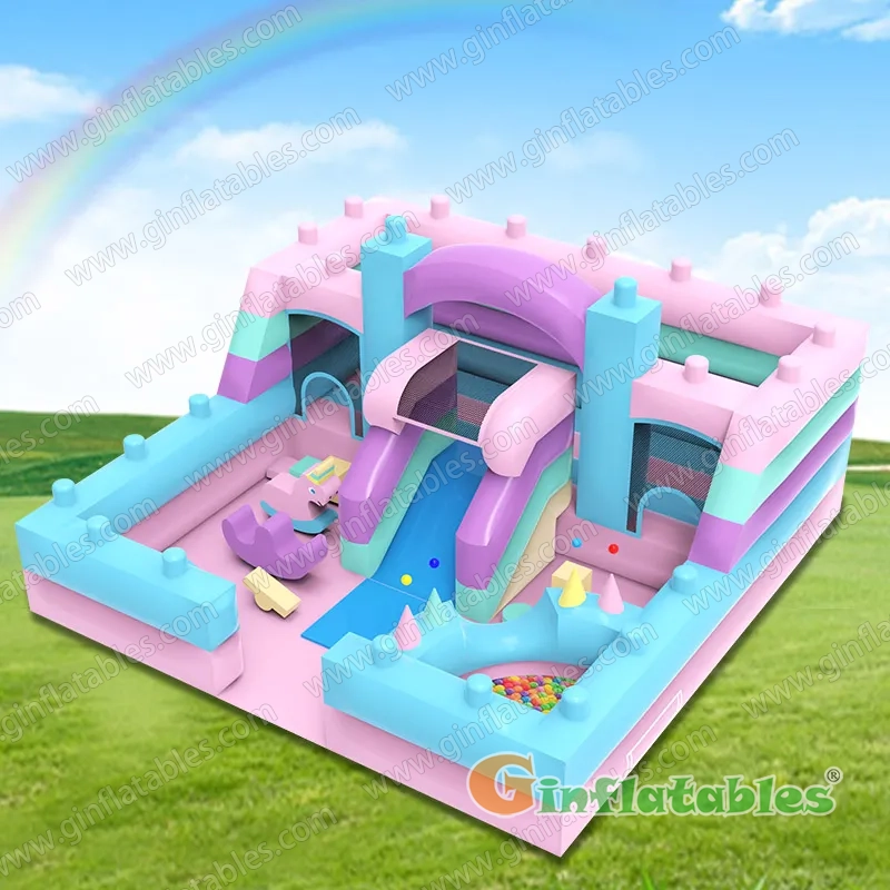 GF-186 Macaron  playground with softplay