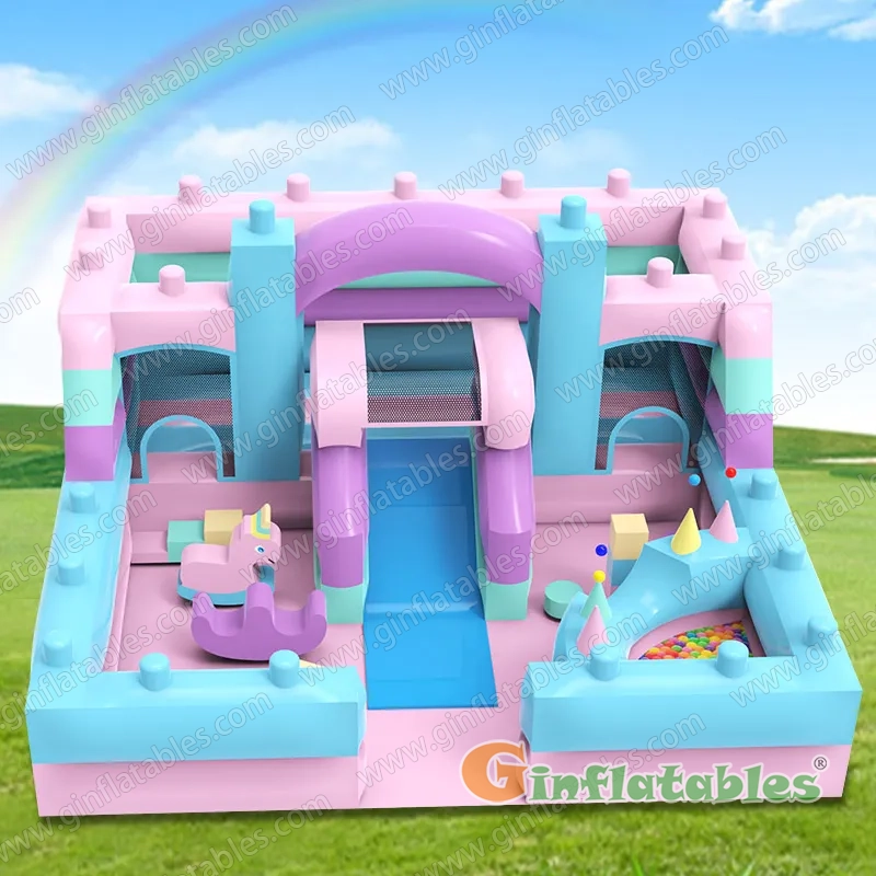 GF-186 Macaron  playground with softplay