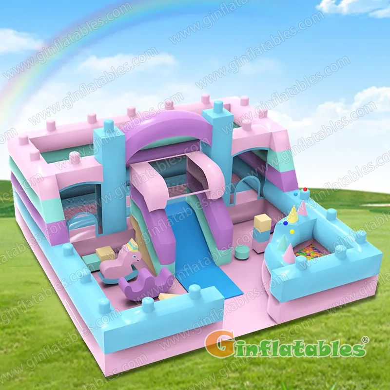 GF-186 Macaron  playground with softplay