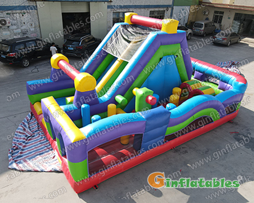 GO-033 Retro Radical Run Inflatable Obstacle Course