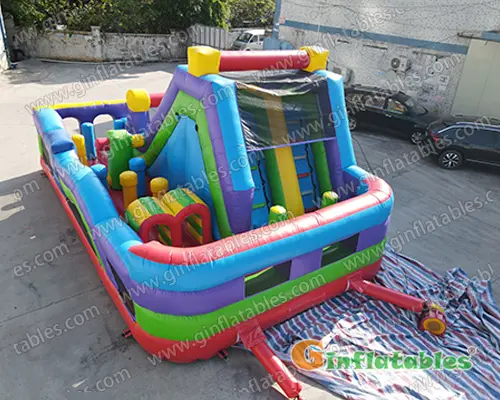 GO-033 Retro Radical Run Inflatable Obstacle Course