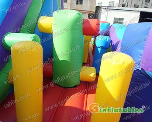 GO-033 Retro Radical Run Inflatable Obstacle Course