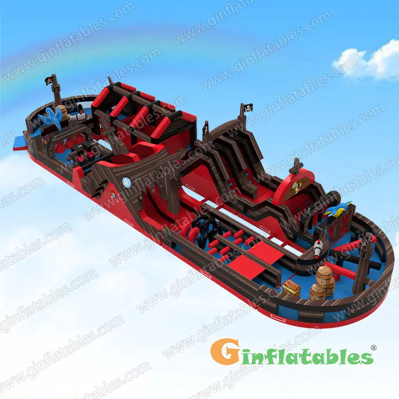 GO-077 Pirate giant obstacle course