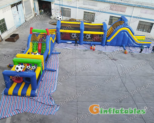 GO-011 L shape football sport obstacle course