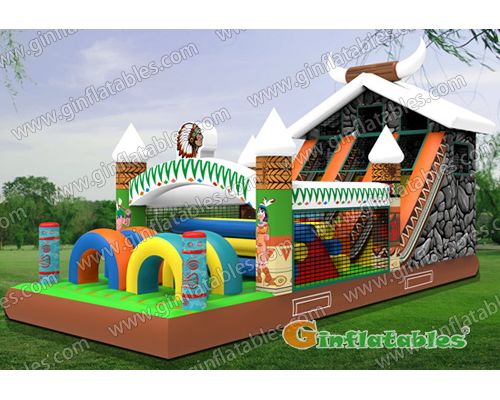 GO-110 Inflatable indians obstacle