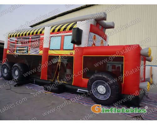 GO-159 Firetruck obstacle course