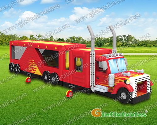 GO-160 Giant truck obstacle course