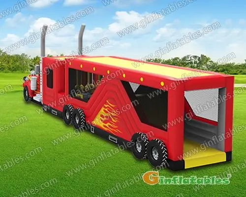 GO-160 Giant truck obstacle course