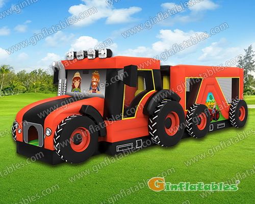GO-161 Tractor truck obstacle course