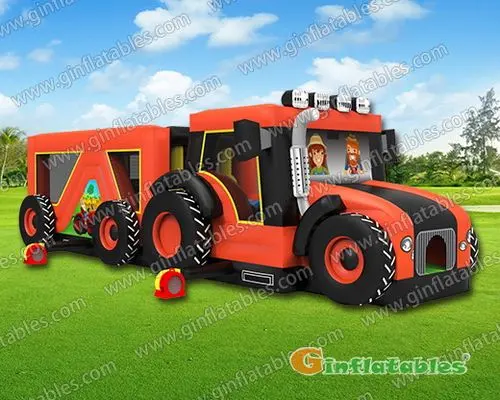 GO-161 Tractor truck obstacle course