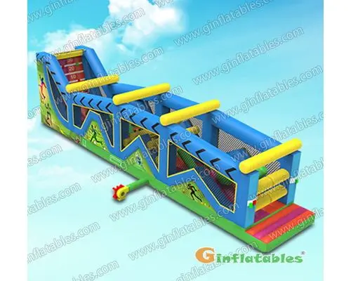 GO-162 Inflatable ninja warrior obstacle course