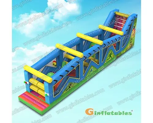 GO-162 Inflatable ninja warrior obstacle course
