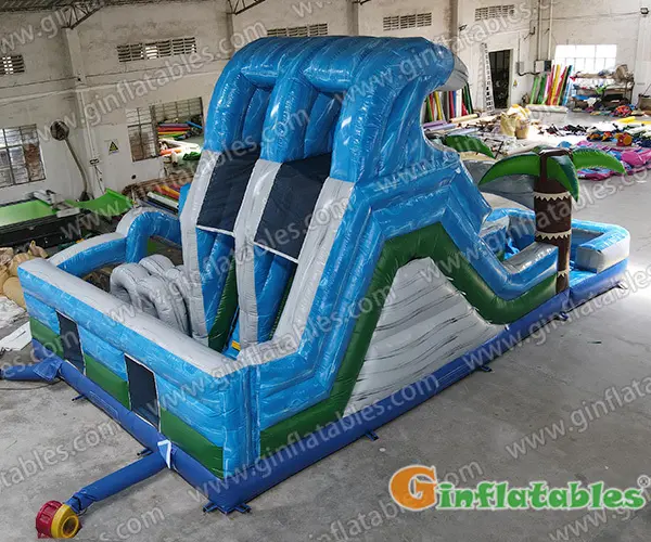 GO-197 Obstacle course with pool