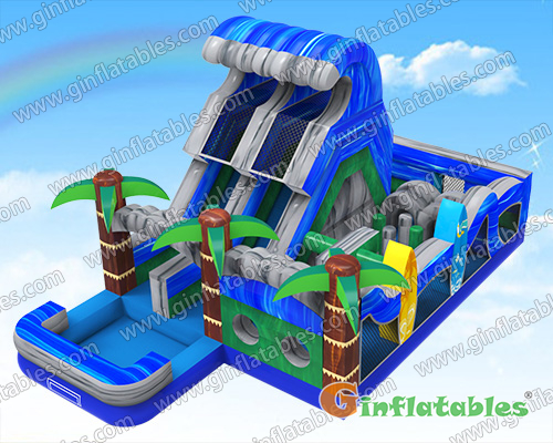 GO-197 Obstacle course with pool