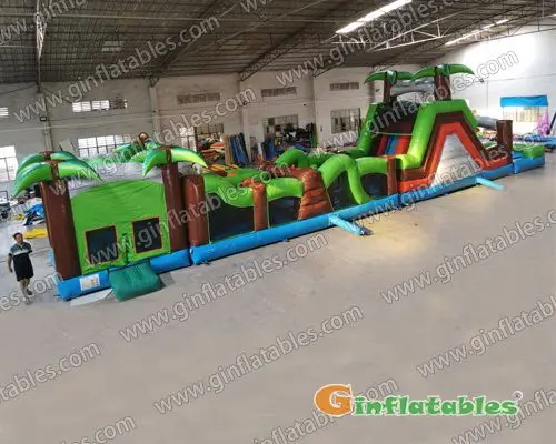 GO-199 Palm trees mutilple function obstacle with detachable pool