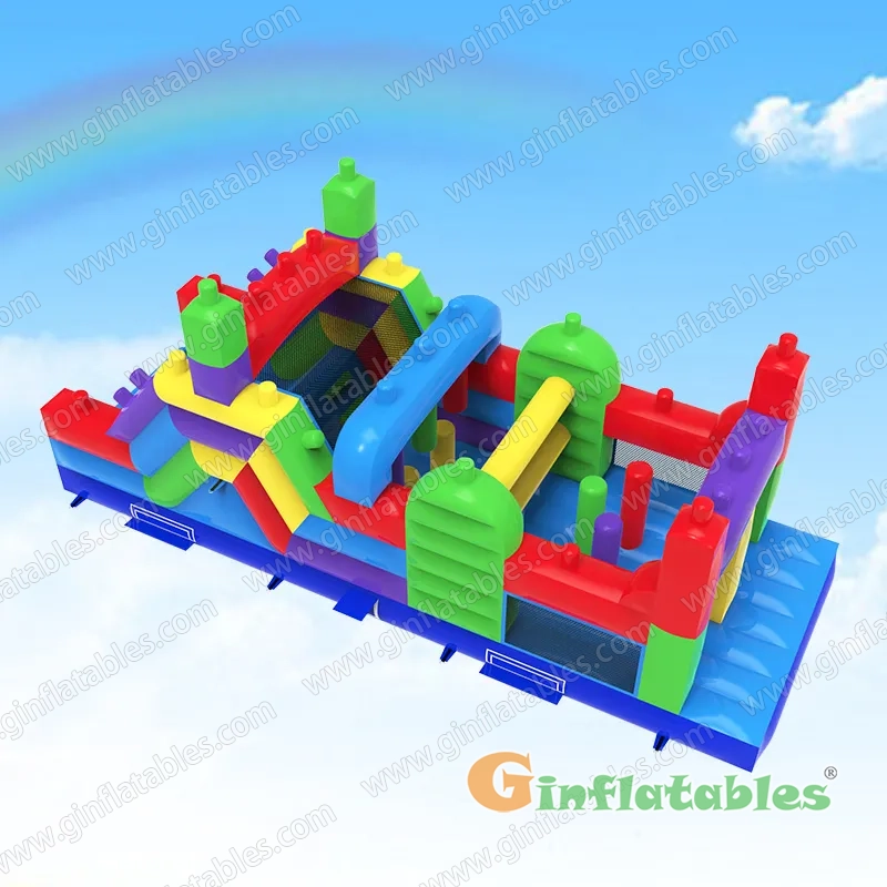 GO-230 Building blocks obstacle course