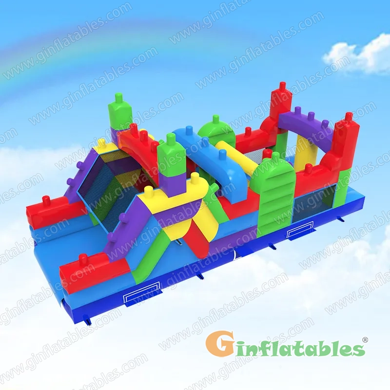 GO-230 Building blocks obstacle course