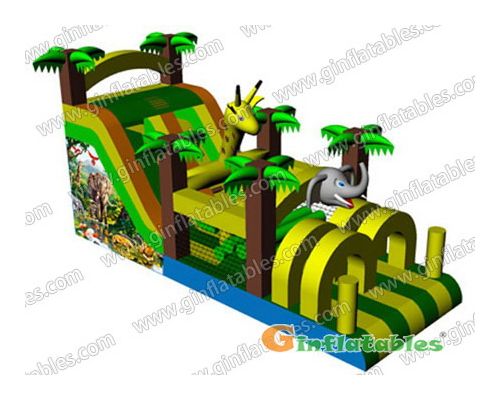 GO-096 Inflatable Jungle obstacles