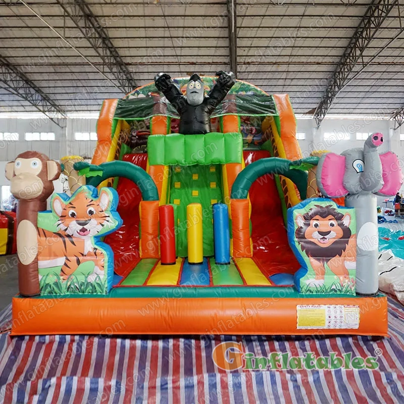 GS-036 Inflatable Jungle slide