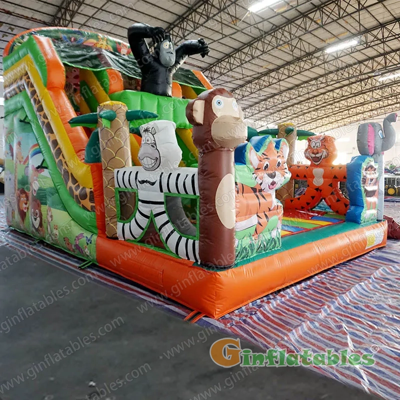 GS-036 Inflatable Jungle slide