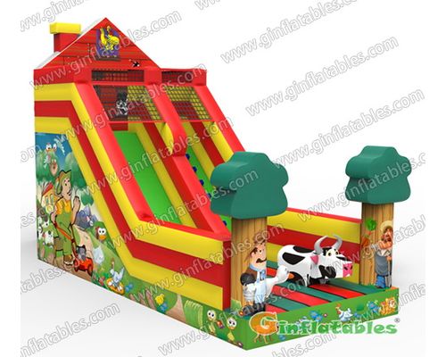 GS-206 Inflatable farm slide
