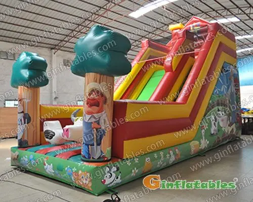 GS-206 Inflatable farm slide