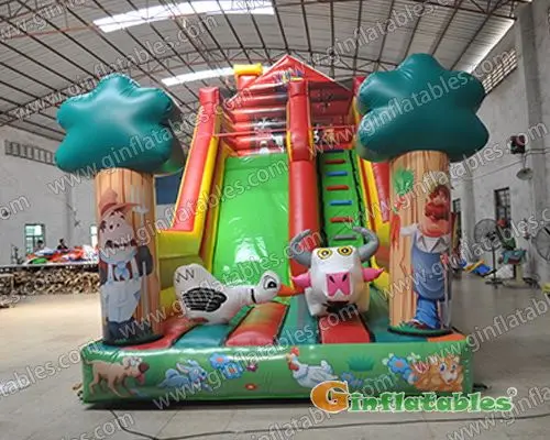 GS-206 Inflatable farm slide