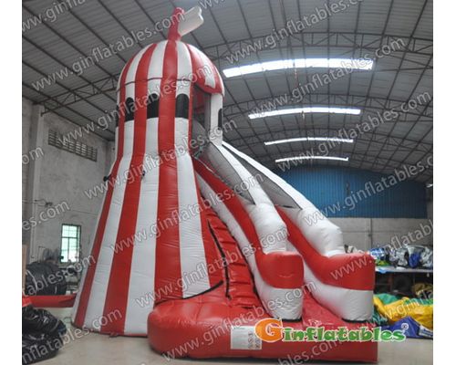 GS-243 Inflatable Helter Skelter Slide